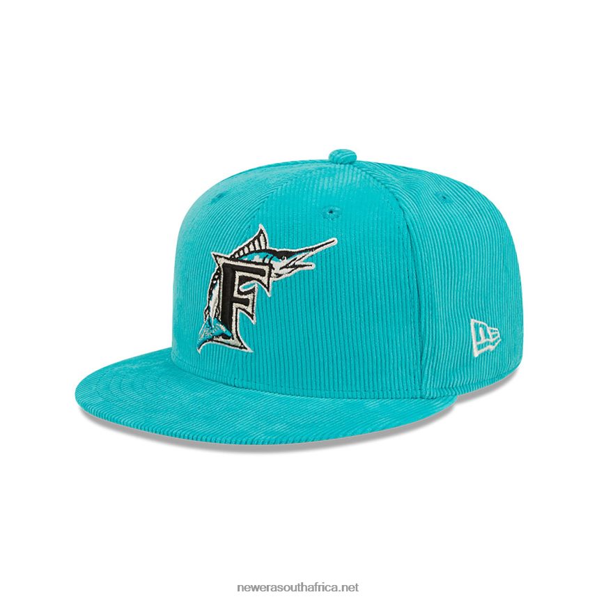 Florida Marlins Cooperstown Blue 59FIFTY Fitted Cap New Era TRBRBN162
