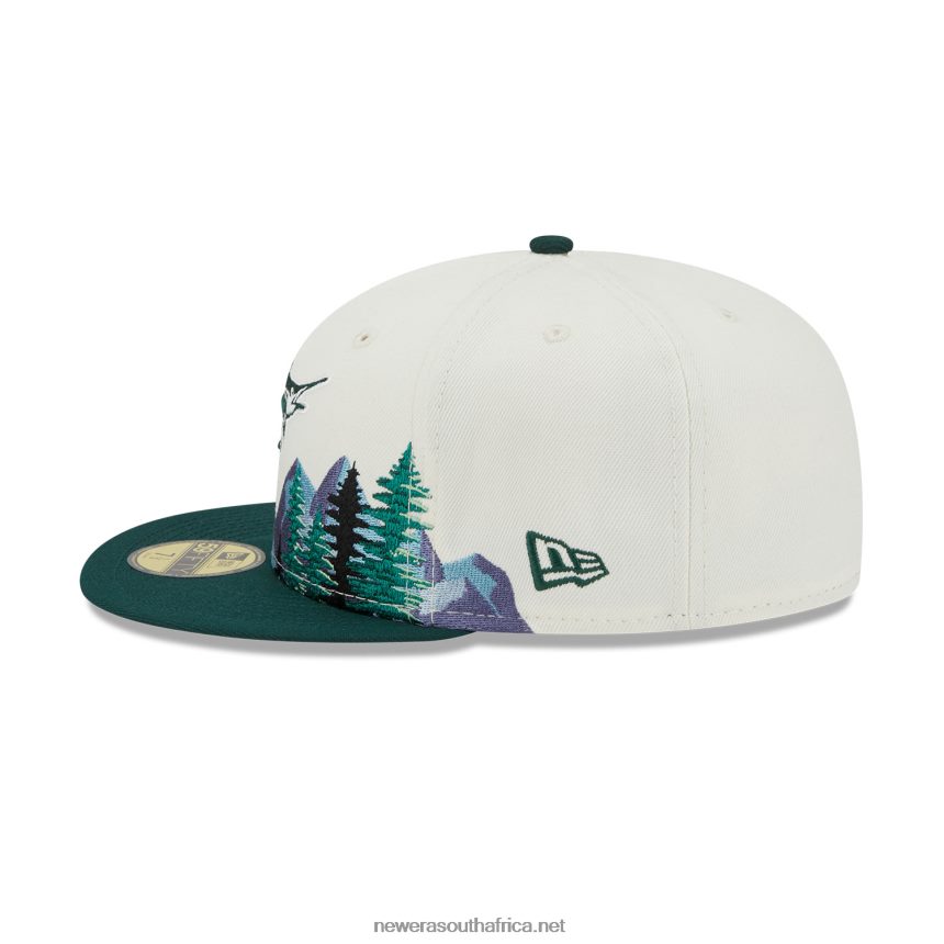 Florida Marlins Outdoor White 59FIFTY Fitted New Era TRBRBN19