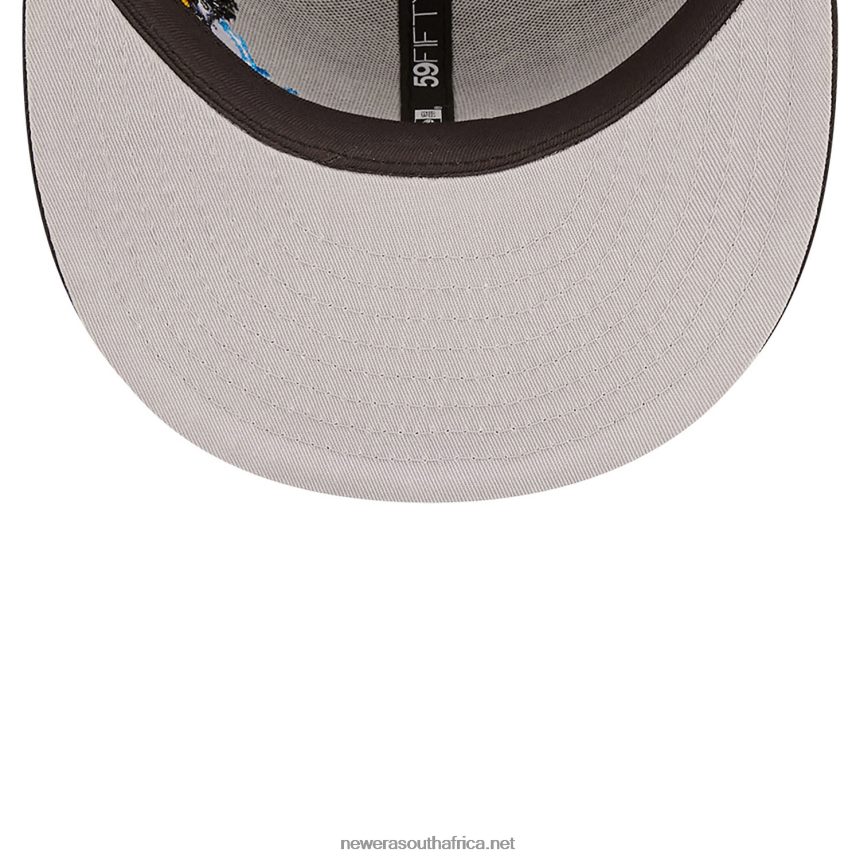 Florida Marlins State Park Black 59FIFTY Fitted Cap New Era TRBRBN221