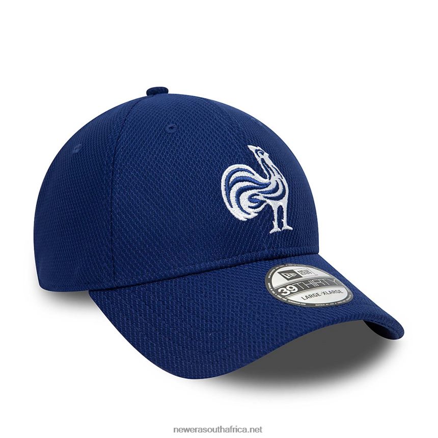 French Federation Of Rugby Diamond Era Dark Blue 39THIRTY Stretch Fit Cap New Era TRBRBN2201