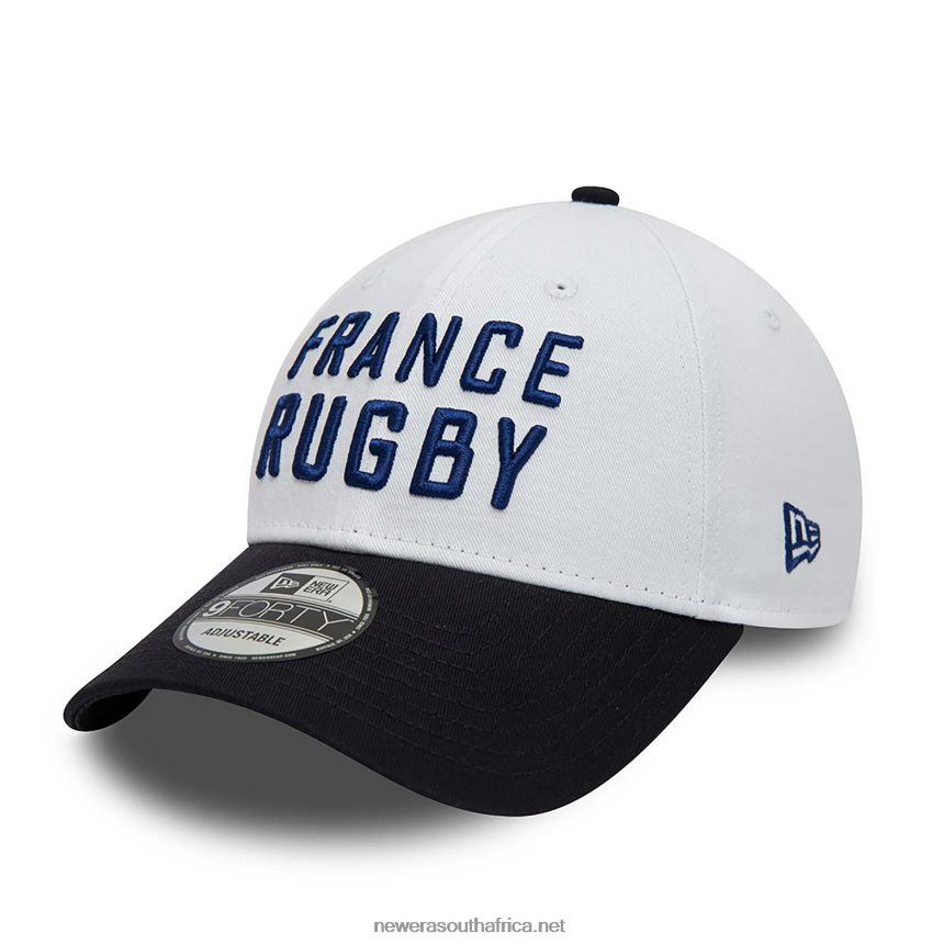 French Federation Of Rugby Two Tone White 9FORTY Adjustable Cap New Era TRBRBN1810