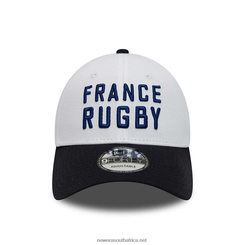 French Federation Of Rugby Two Tone White 9FORTY Adjustable Cap New Era TRBRBN1810