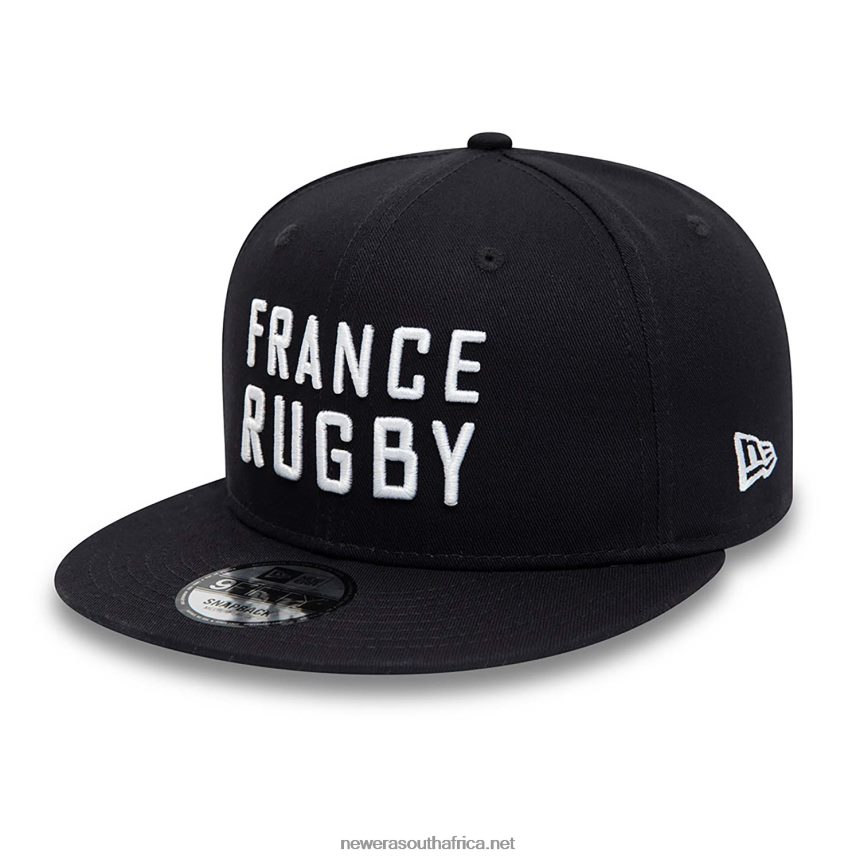 French Federation Of Rugby Wordmark Navy 9FIFTY Snapback Cap New Era TRBRBN2020