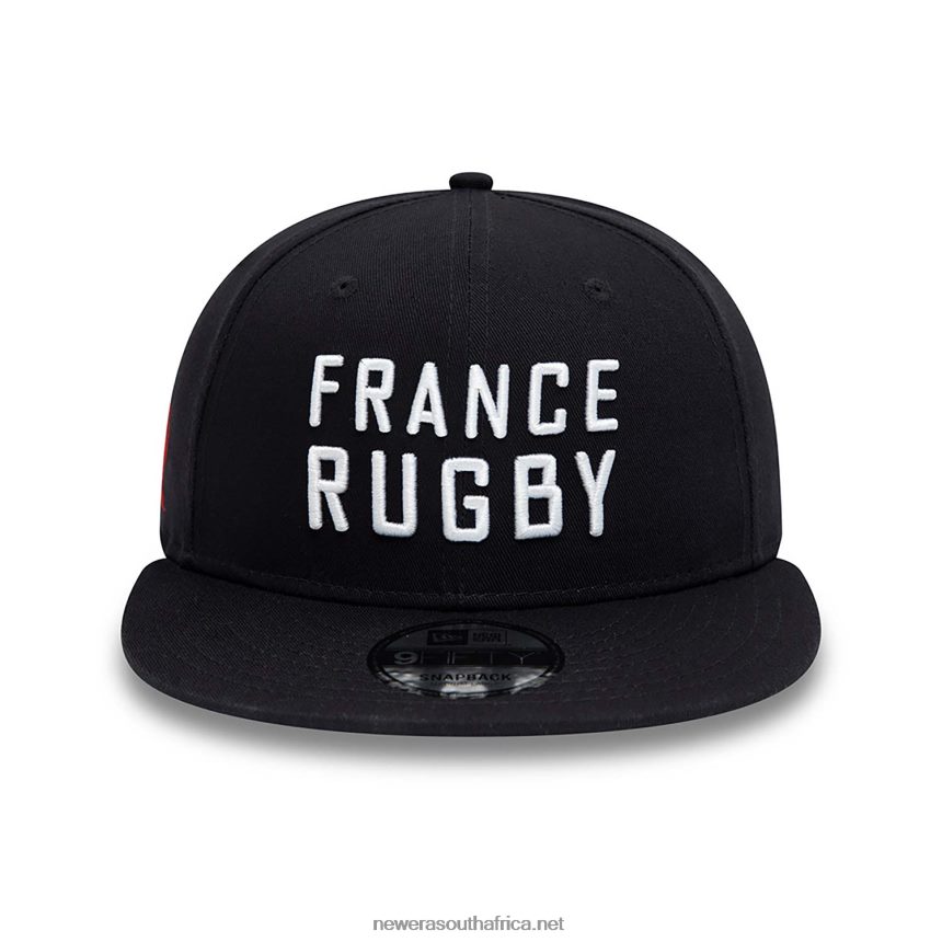 French Federation Of Rugby Wordmark Navy 9FIFTY Snapback Cap New Era TRBRBN2020