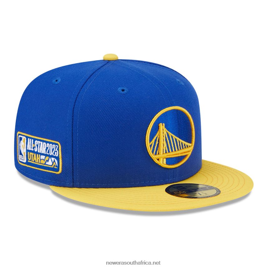 Golden State Warriors NBA All Star Game Blue 59FIFTY Fitted Cap New Era TRBRBN386