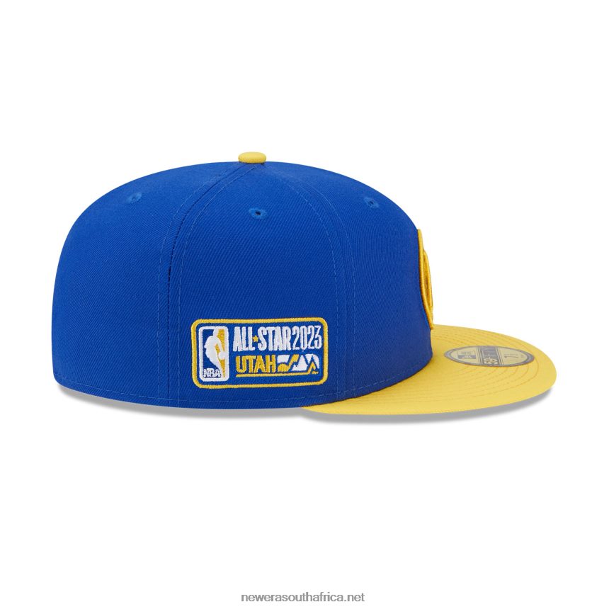 Golden State Warriors NBA All Star Game Blue 59FIFTY Fitted Cap New Era TRBRBN386