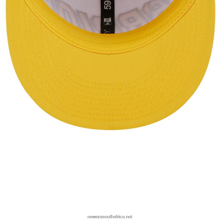 Golden State Warriors NBA Back Half Blue 59FIFTY Fitted Cap New Era TRBRBN632