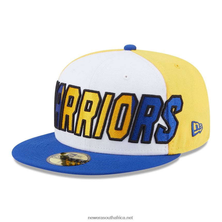Golden State Warriors NBA Back Half Blue 59FIFTY Fitted Cap New Era TRBRBN632