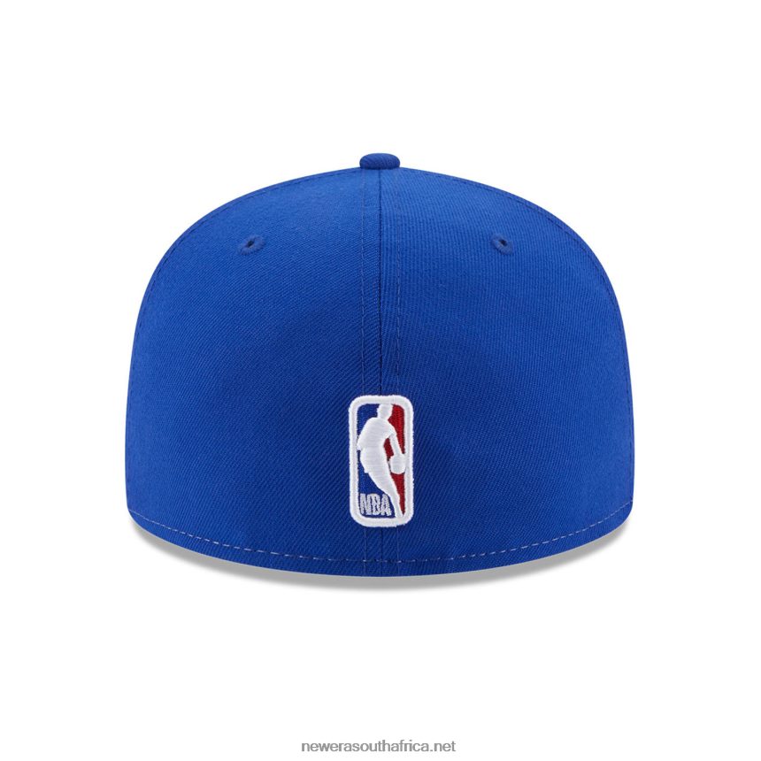 Golden State Warriors NBA Back Half Blue 59FIFTY Fitted Cap New Era TRBRBN632