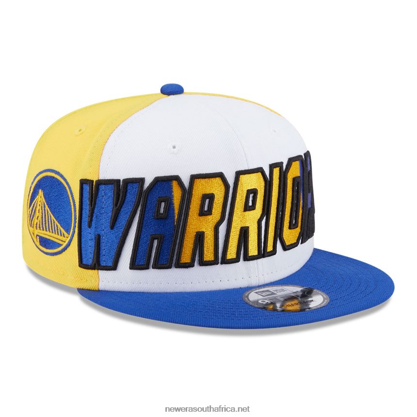 Golden State Warriors NBA Back Half Blue 9FIFTY Snapback Cap New Era TRBRBN2036