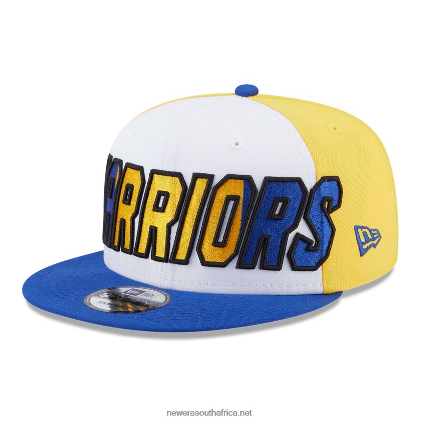 Golden State Warriors NBA Back Half Blue 9FIFTY Snapback Cap New Era TRBRBN2036