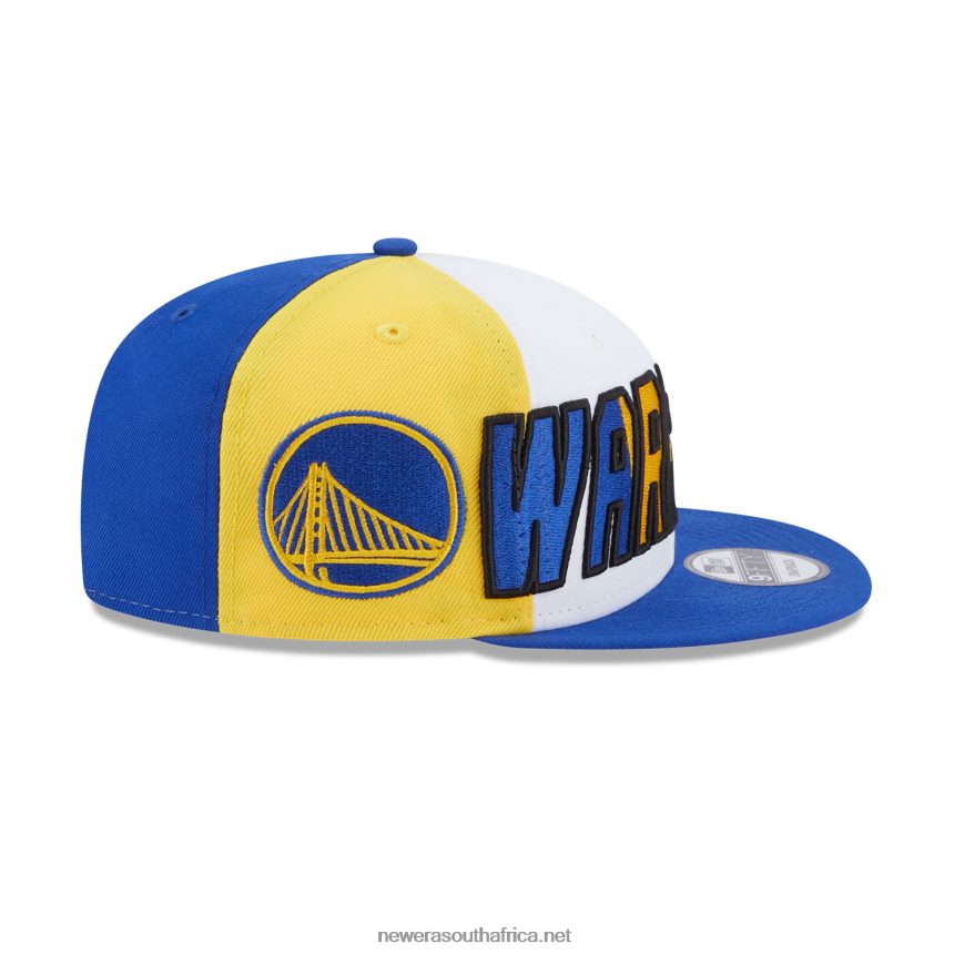 Golden State Warriors NBA Back Half Blue 9FIFTY Snapback Cap New Era TRBRBN2036
