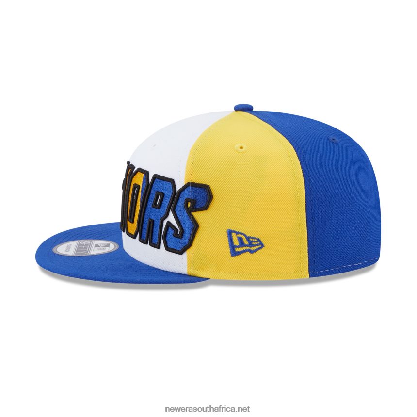 Golden State Warriors NBA Back Half Blue 9FIFTY Snapback Cap New Era TRBRBN2036