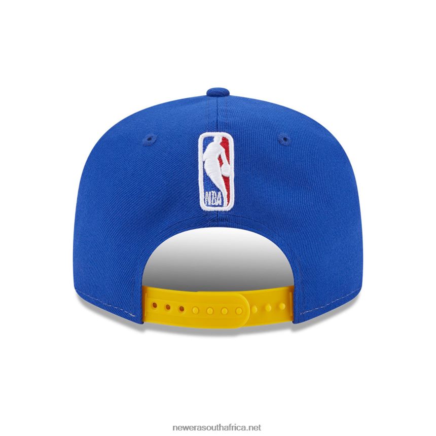 Golden State Warriors NBA Back Half Blue 9FIFTY Snapback Cap New Era TRBRBN2036