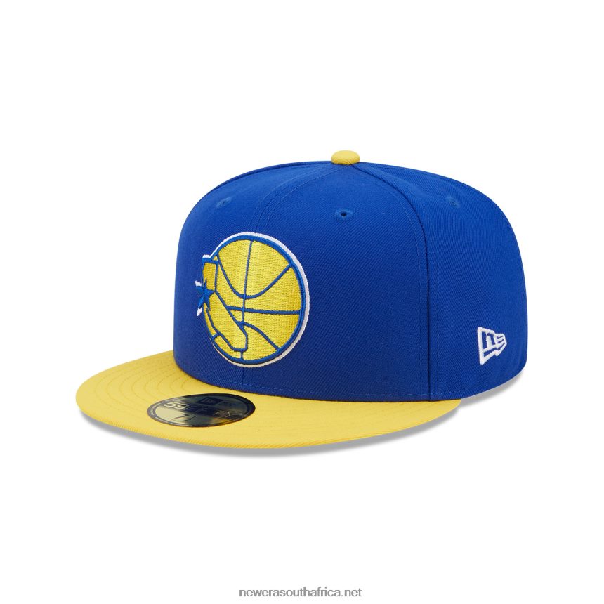 Golden State Warriors NBA Classic Blue 59FIFTY Fitted Cap New Era TRBRBN208