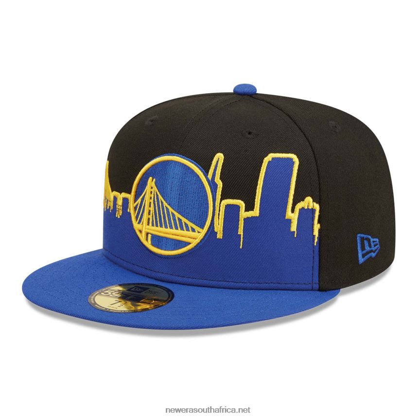 Golden State Warriors NBA Tip Off 2022 Black 59FIFTY Fitted Cap New Era TRBRBN284