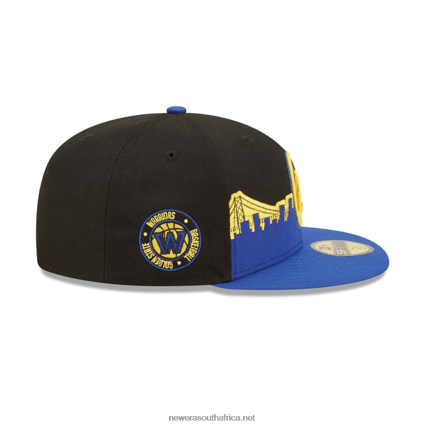 Golden State Warriors NBA Tip Off 2022 Black 59FIFTY Fitted Cap New Era TRBRBN284
