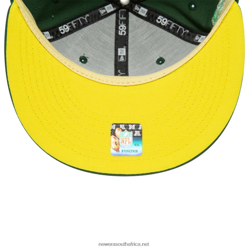 Green Bay Packers Citrus Pop Green 59FIFTY Fitted Cap New Era TRBRBN401