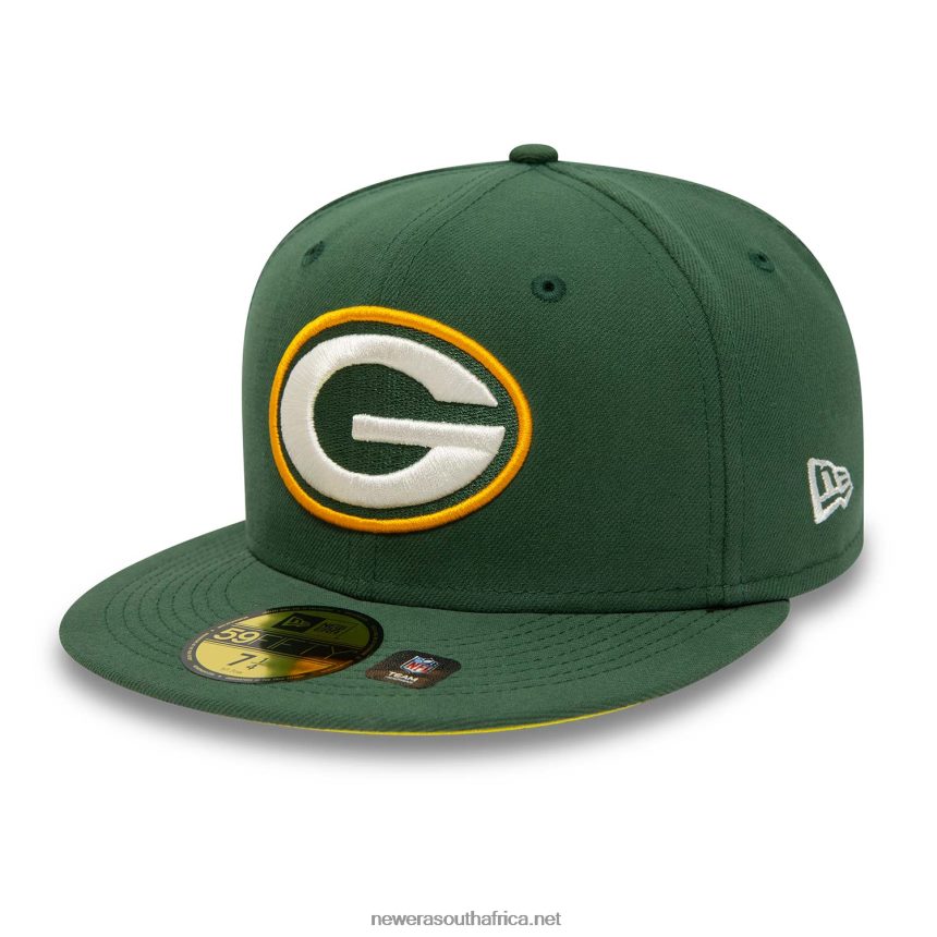Green Bay Packers Citrus Pop Green 59FIFTY Fitted Cap New Era TRBRBN401