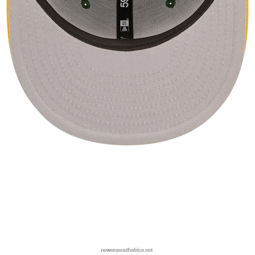 Green Bay Packers NE Letterman Dark Green 59FIFTY Fitted Cap New Era TRBRBN529