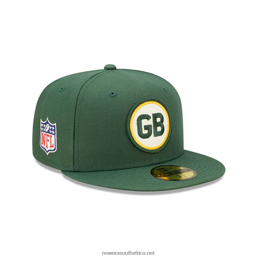 Green Bay Packers NFL Sideline 2022 Green 59FIFTY Fitted Cap New Era TRBRBN972