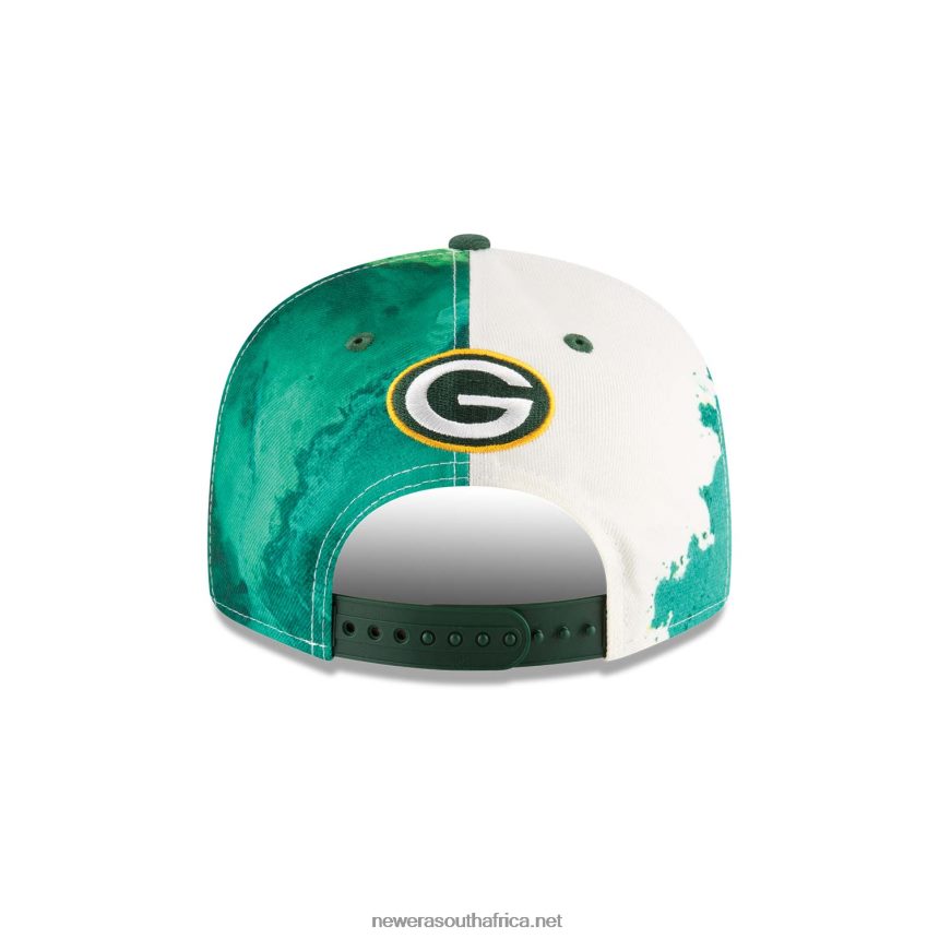 Green Bay Packers NFL Sideline 2022 Green 9FIFTY Snapback Cap New Era TRBRBN1946