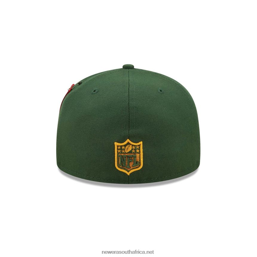 Green Bay Packers x Alpha Industries Green 59FIFTY Fitted Cap New Era TRBRBN547