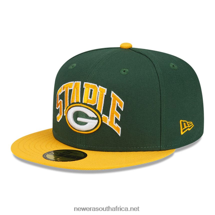 Green Bay Packers x Staple Green 59FIFTY Fitted Cap New Era TRBRBN113