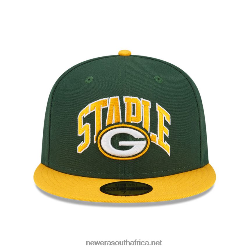 Green Bay Packers x Staple Green 59FIFTY Fitted Cap New Era TRBRBN113