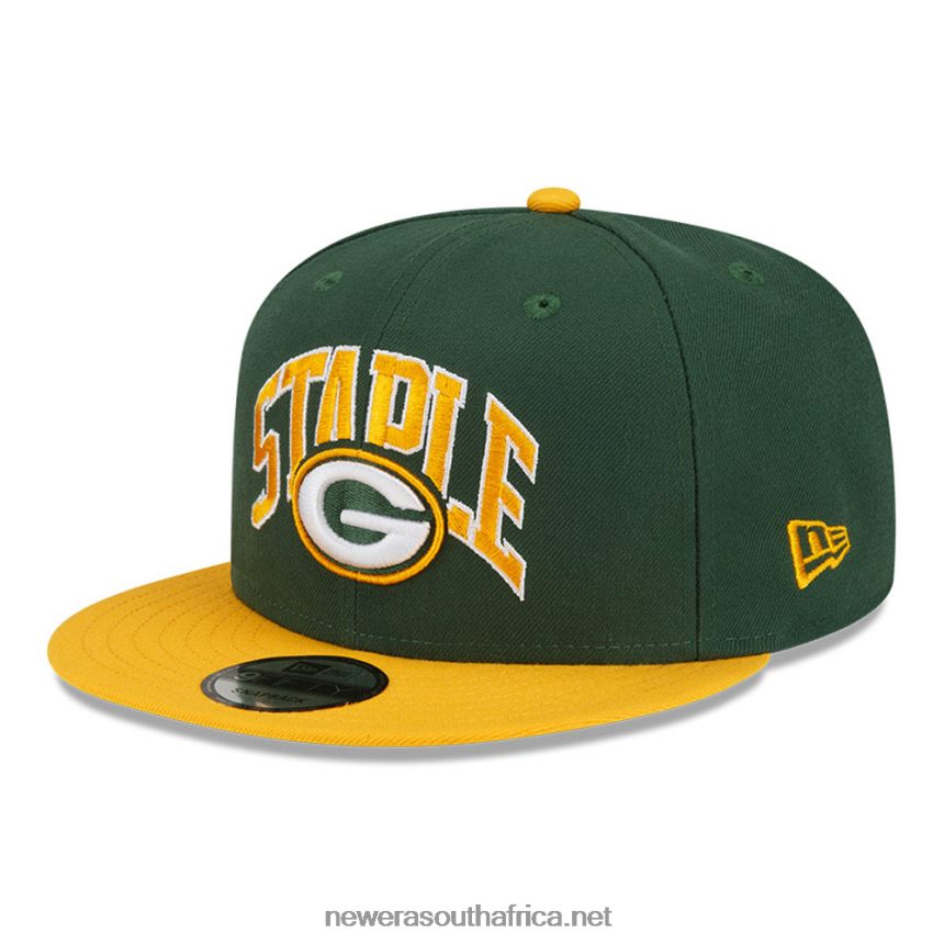 Green Bay Packers x Staple Green 9FIFTY Snapback Cap New Era TRBRBN1972