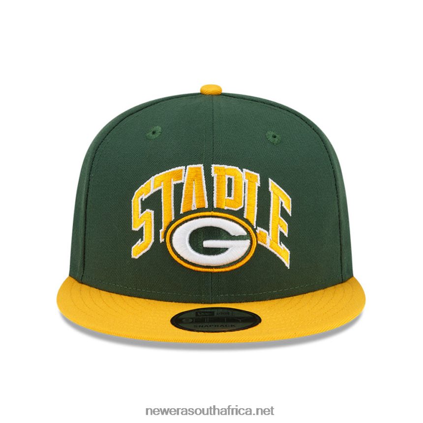 Green Bay Packers x Staple Green 9FIFTY Snapback Cap New Era TRBRBN1972