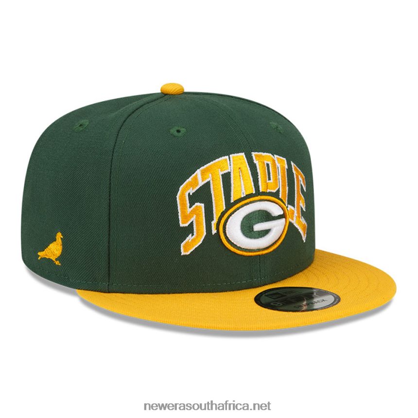 Green Bay Packers x Staple Green 9FIFTY Snapback Cap New Era TRBRBN1972
