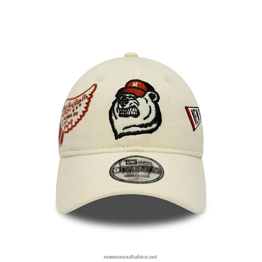 Heritage All Over Patch White 9TWENTY Adjustable Cap New Era TRBRBN2235