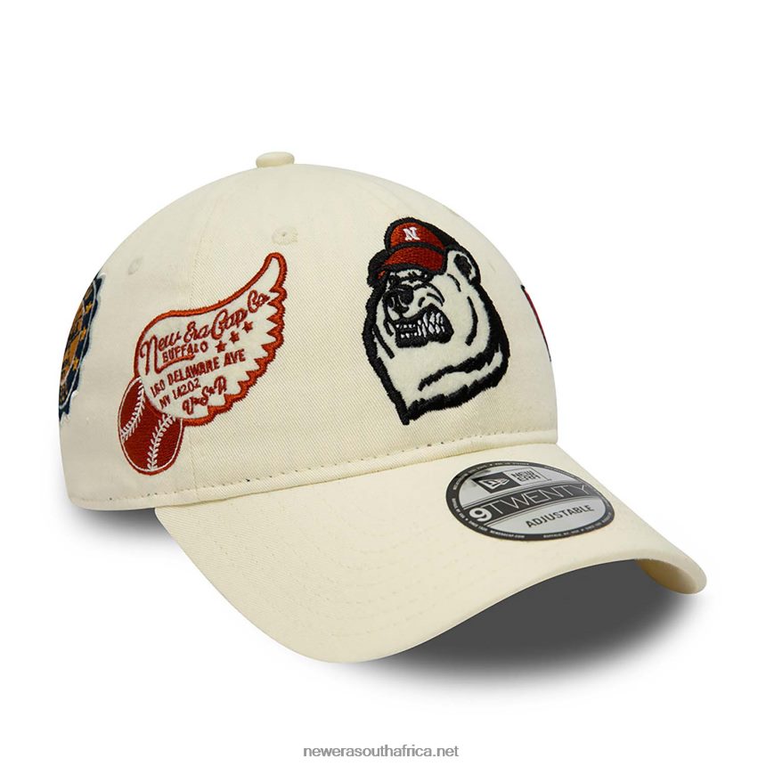 Heritage All Over Patch White 9TWENTY Adjustable Cap New Era TRBRBN2235