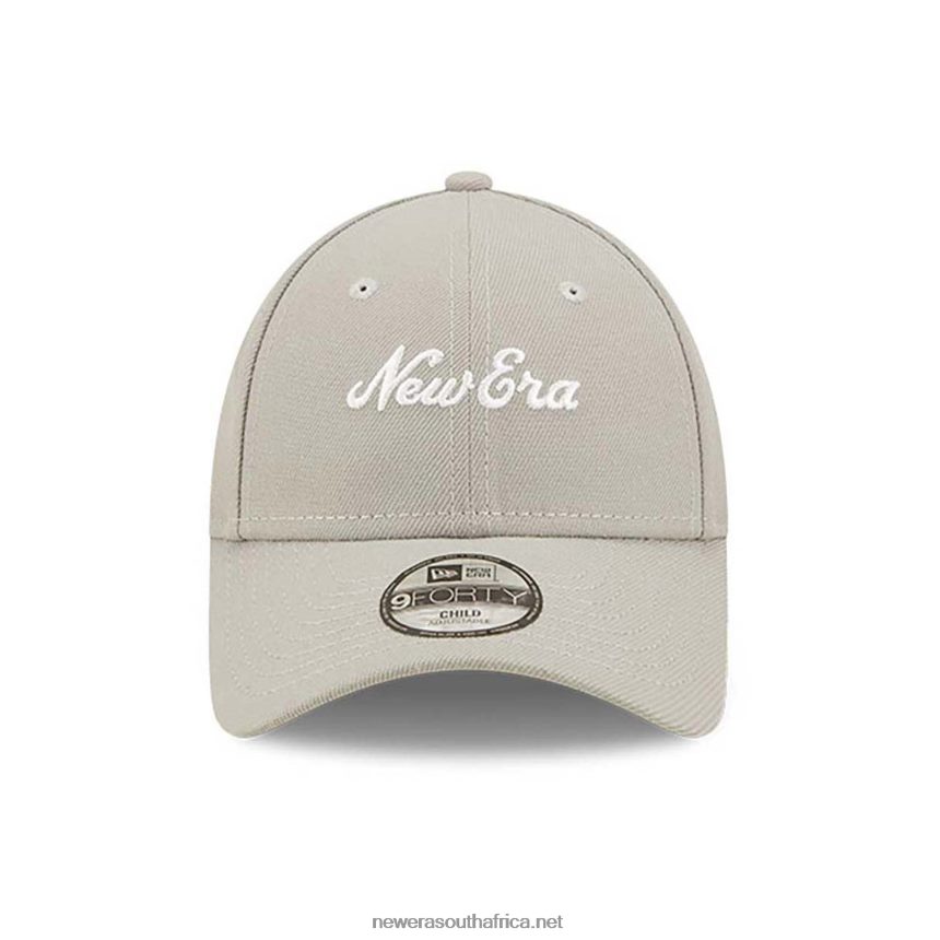 Heritage Script Child Repreve Grey 9FORTY Adjustable Cap New Era TRBRBN1794