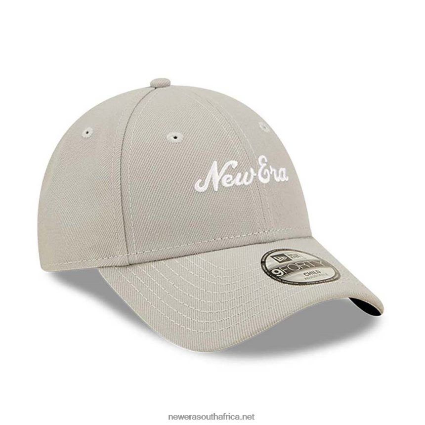 Heritage Script Child Repreve Grey 9FORTY Adjustable Cap New Era TRBRBN1794