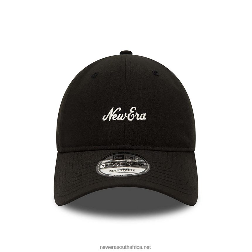 Heritage Script Repreve Black 9TWENTY Adjustable Cap New Era TRBRBN2238