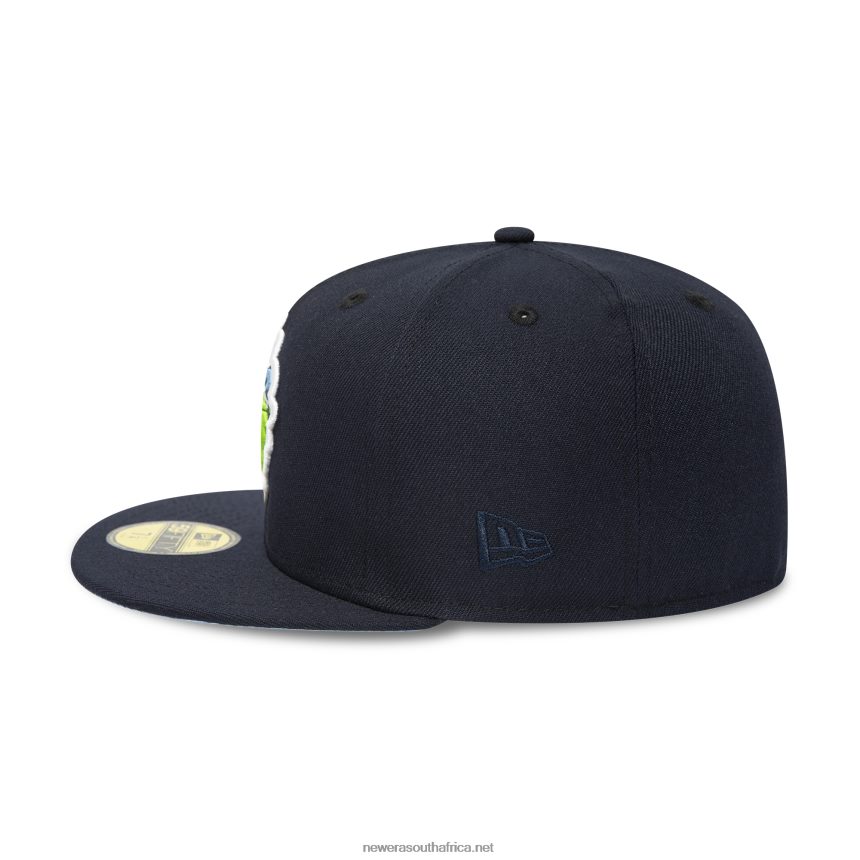 Hillsboro Hops MiLB Navy 59FIFTY Fitted Cap New Era TRBRBN810