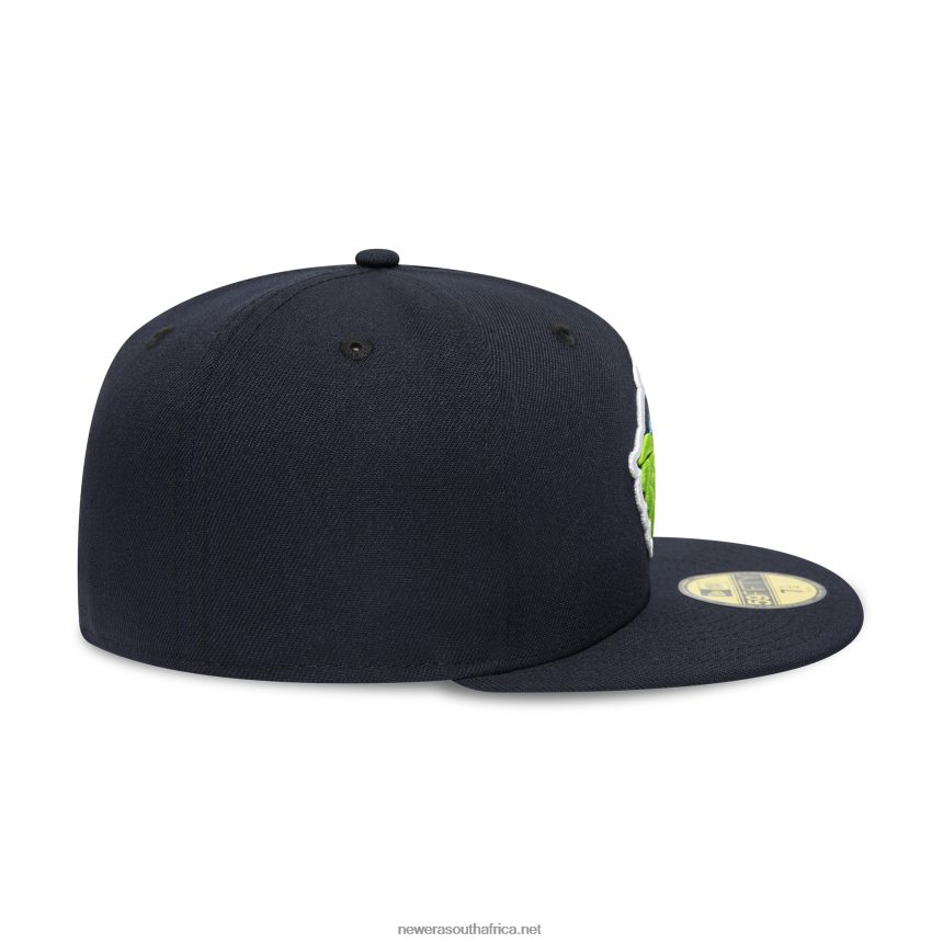 Hillsboro Hops MiLB Navy 59FIFTY Fitted Cap New Era TRBRBN810
