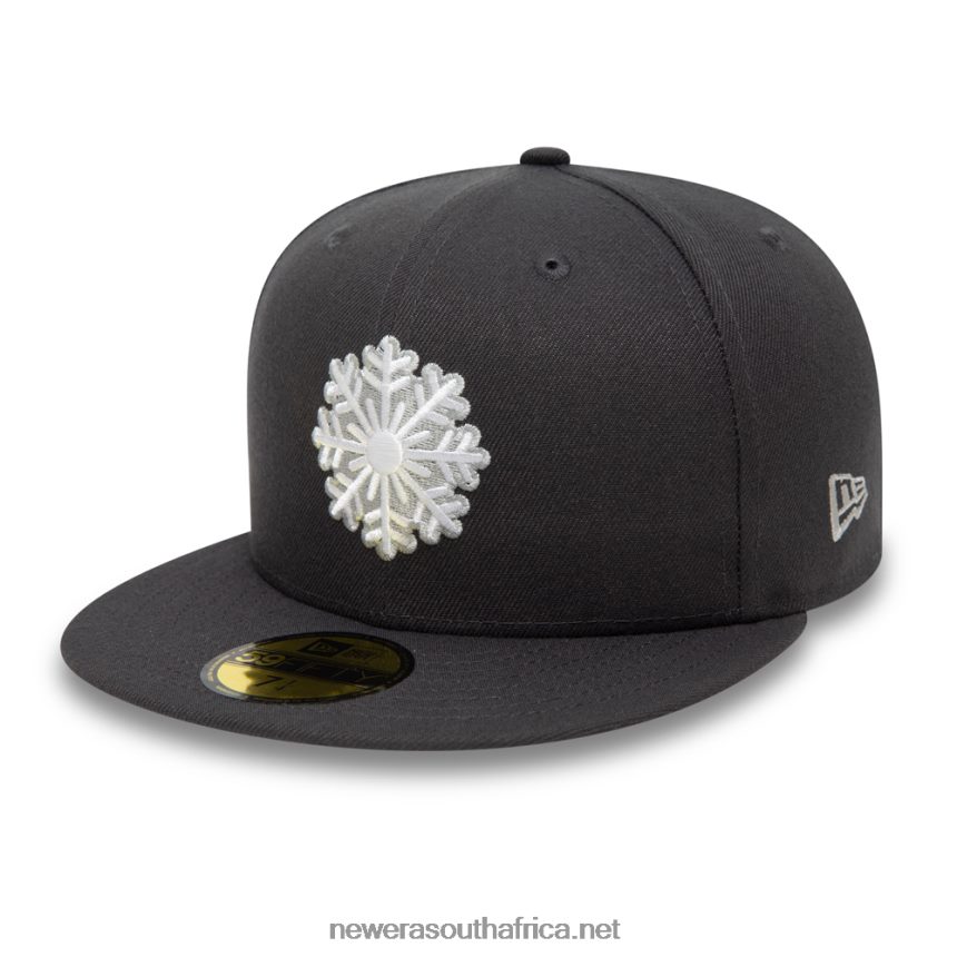 Holiday Snowflake Dark Grey 59FIFTY Cap New Era TRBRBN996