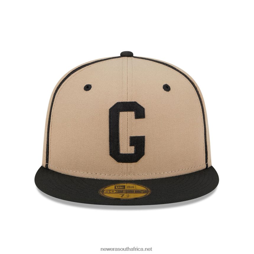 Homestead Grays Negro League Beige 59FIFTY Fitted Cap New Era TRBRBN860