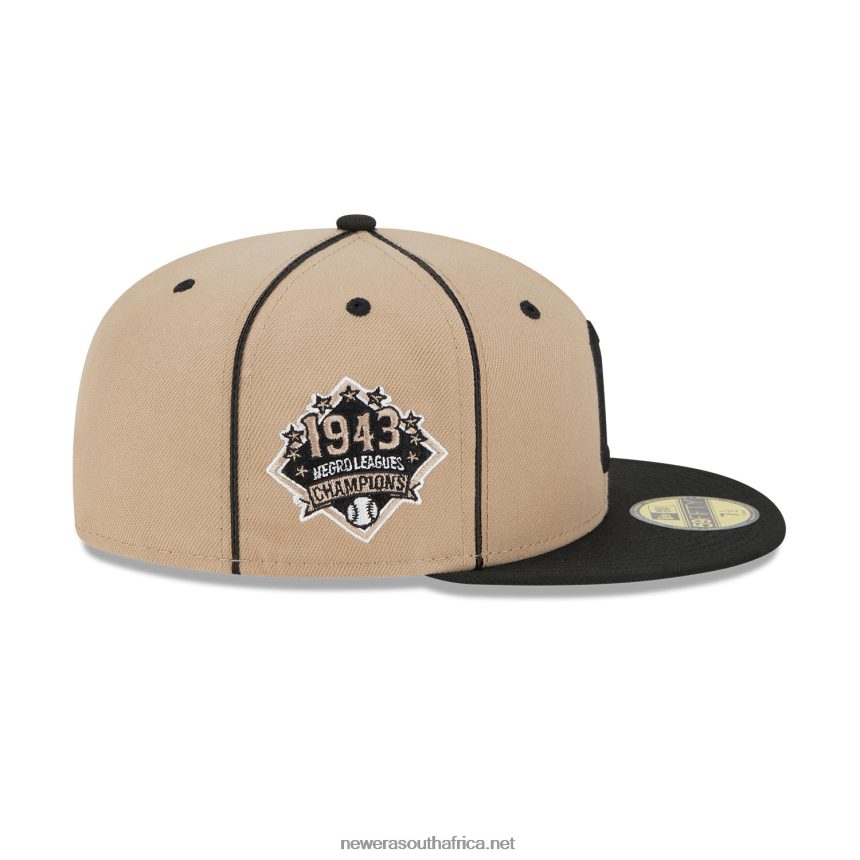 Homestead Grays Negro League Beige 59FIFTY Fitted Cap New Era TRBRBN860