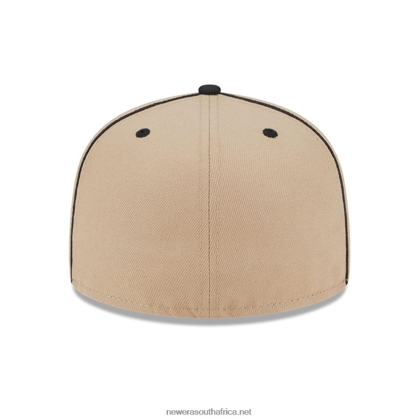 Homestead Grays Negro League Beige 59FIFTY Fitted Cap New Era TRBRBN860