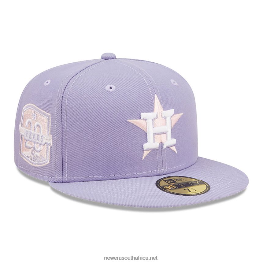 Houston Astros 20 Years Lavender 59FIFTY Fitted Cap New Era TRBRBN1389