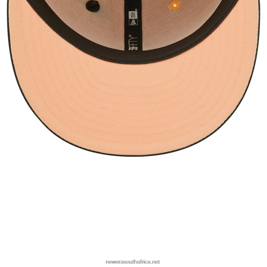 Houston Astros Back to School Yellow 59FIFTY Fitted Cap New Era TRBRBN665