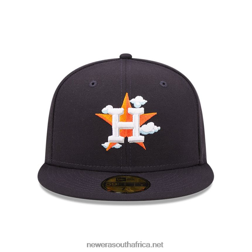 Houston Astros Comic Cloud Navy 59FIFTY Fitted Cap New Era TRBRBN1379