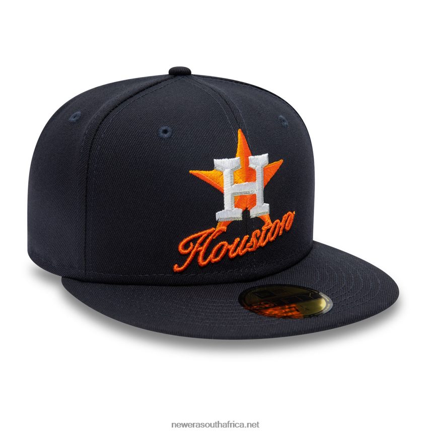 Houston Astros Dual Logo Navy 59FIFTY Fitted Cap New Era TRBRBN136