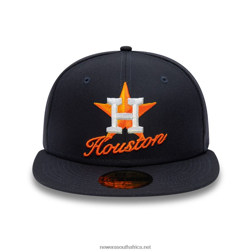 Houston Astros Dual Logo Navy 59FIFTY Fitted Cap New Era TRBRBN136