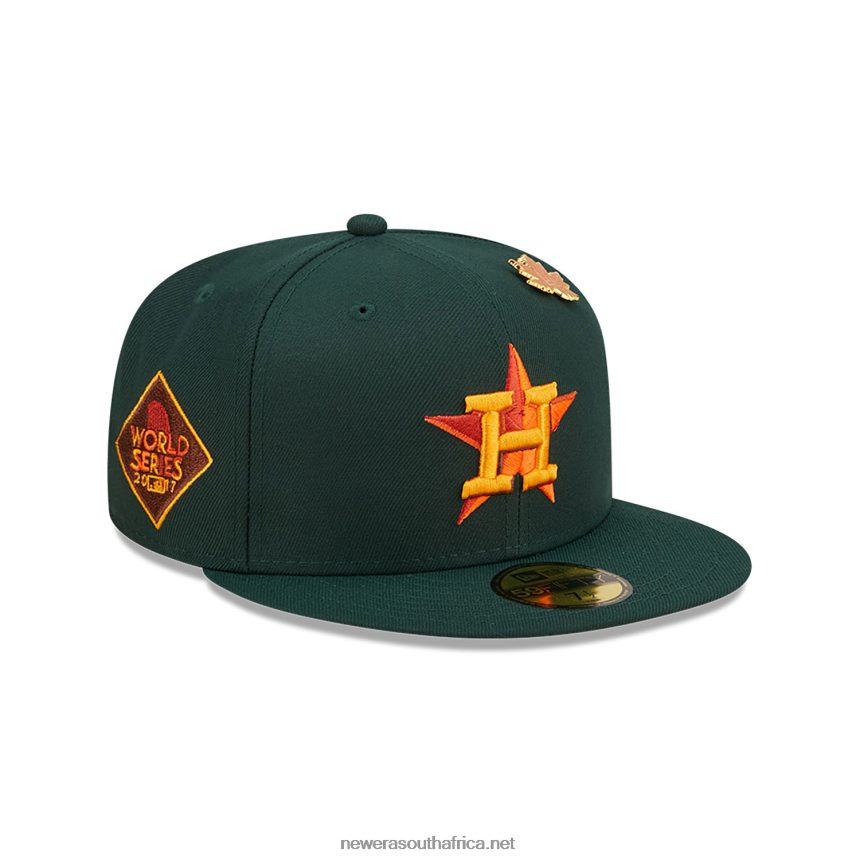 Houston Astros Leafy Dark Green 59FIFTY Fitted Cap New Era TRBRBN350