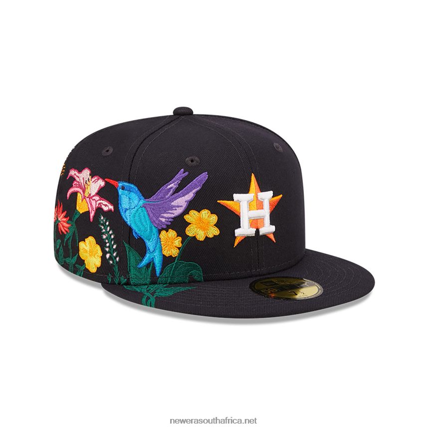 Houston Astros MLB Blooming Navy 59FIFTY Fitted Cap New Era TRBRBN1360